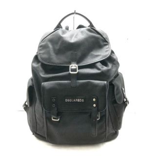 新品】DSQUARED2 ディースクエアード ロゴ ブラック 半袖ワンピース