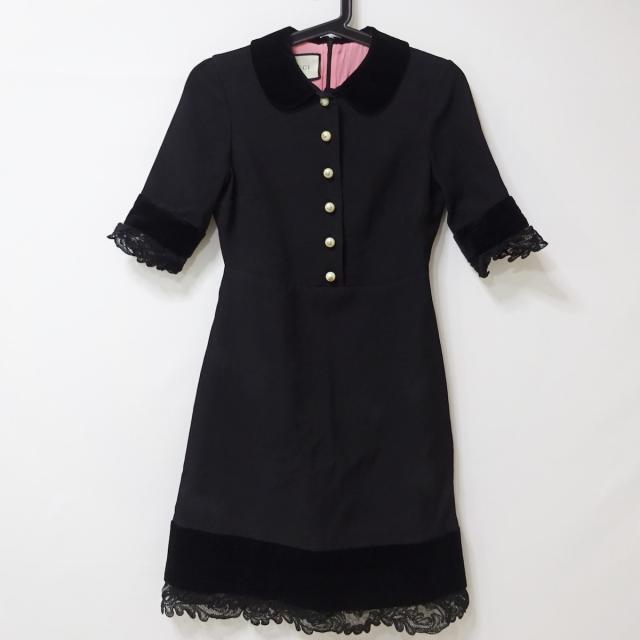 GUCCI(グッチ) ワンピース レディース - 黒 キャンペーン 19698円引き