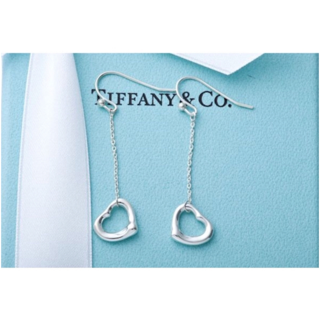 TIFFANY＆Co. ティファニー オープンハート ドロップピアス