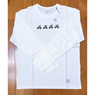 ポールスミス(Paul Smith)のポールスミス　新品　メンズ　ロングTシャツ(ラビット/ホワイトL)(Tシャツ/カットソー(七分/長袖))