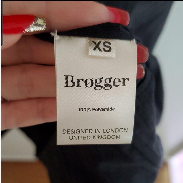 シュタイン購入　brogger ワンピース　黒　未使用