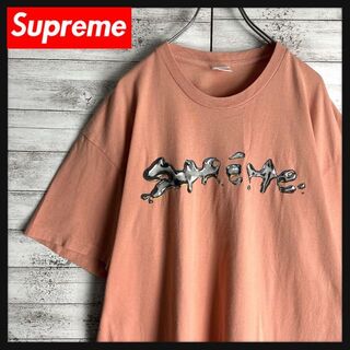 【人気即完売】Supreme ビッグロゴ 半袖Tシャツ M ナチュラル