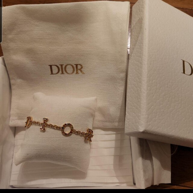 本物　ディオール ブレスレット マルチカラー　Dior　チェーン　ロゴ　カラフル