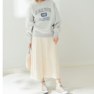 ビーミング ライフストア バイ ビームス(B:MING LIFE STORE by BEAMS)のB：MING by BEAMS ニットロングスカート(ロングスカート)