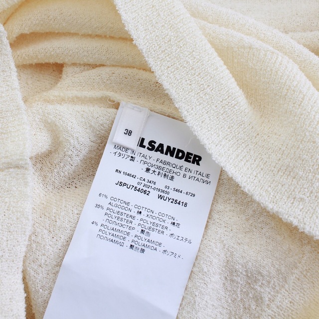 JIL SANDER/ジルサンダー/22SS/ベルスリーブタートルネックニット