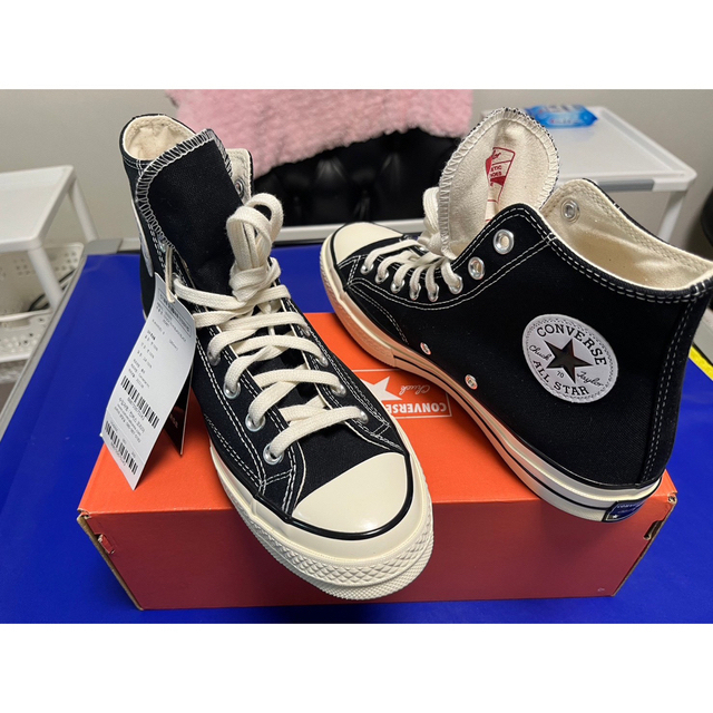 CONVERSE(コンバース)のコンバース　Converse ChuckTaylor チャックテイラー　韓国　黒 メンズの靴/シューズ(スニーカー)の商品写真