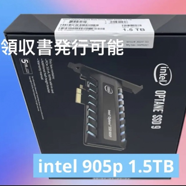 PC/タブレット新Intel Optane SSD 905P 1.5TB PEI- E NVME