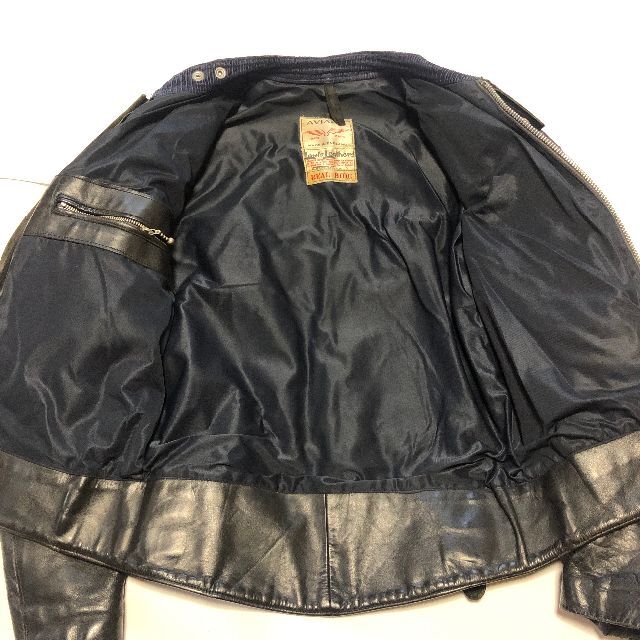 Lewis Leathers(ルイスレザー)の60年代 ルイスレザー ファントム 青羽タグ ヴィンテージ シングルライダース メンズのジャケット/アウター(ライダースジャケット)の商品写真