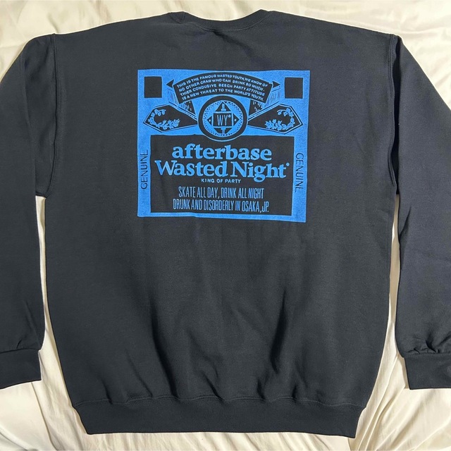 wastedyouth×afterbace　クルーネック　スウェット