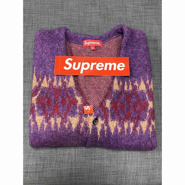 Supreme   XL 紫 Supreme Abstract Stripe Cardigan 新品の通販 by ART