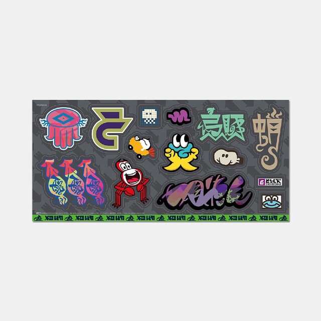 任天堂(ニンテンドウ)のスプラトゥーン２ イカすテッカー(3種セット）プラチナポイント交換グッズ『 エンタメ/ホビーのおもちゃ/ぬいぐるみ(キャラクターグッズ)の商品写真