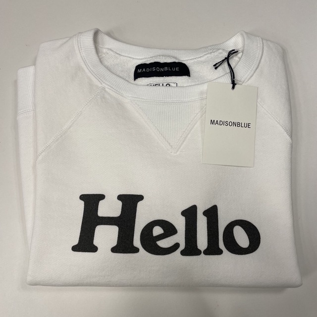 MADISONBLUE Helloショートスリーブスウェット 素晴らしい外見 48.0
