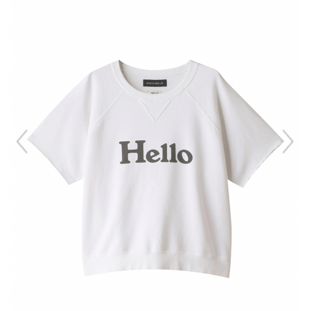 MADISONBLUE Helloショートスリーブスウェット