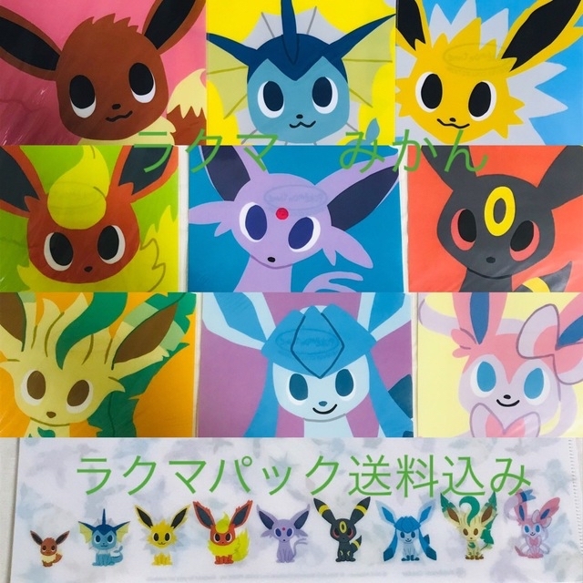 ポケモンセンター Pokemon time イーブイコレクション クリアファイル