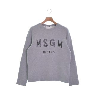 MSGM エムエスジイエム トレーナー スウェット S グレー