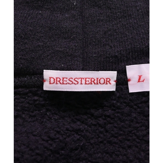 DRESSTERIOR(ドレステリア)のDRESSTERIOR ドレステリア スウェット L 黒 【古着】【中古】 メンズのトップス(スウェット)の商品写真