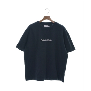 カルバンクライン(Calvin Klein)のCALVIN KLEIN カルバンクライン Tシャツ・カットソー L 黒 【古着】【中古】(Tシャツ/カットソー(半袖/袖なし))