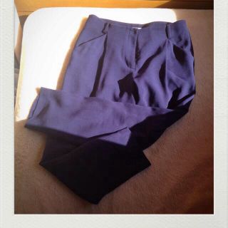 ジャーナルスタンダード(JOURNAL STANDARD)のバックサテン ジョーゼットパンツ(クロップドパンツ)