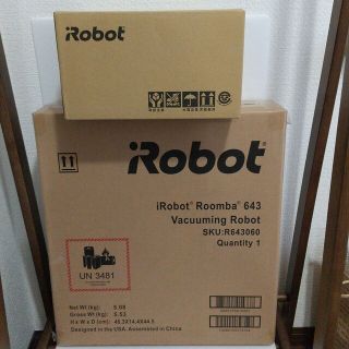 アイロボット(iRobot)の新品未開封　ROBOT ルンバ643　替えのブラシ、フィルターセット(掃除機)