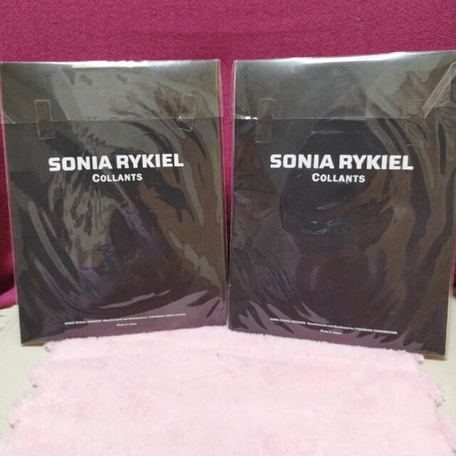 SONIA RYKIEL(ソニアリキエル)の【新品!未開封!】SONIA　RYKIEL ストッキング　２足 レディースのレッグウェア(タイツ/ストッキング)の商品写真