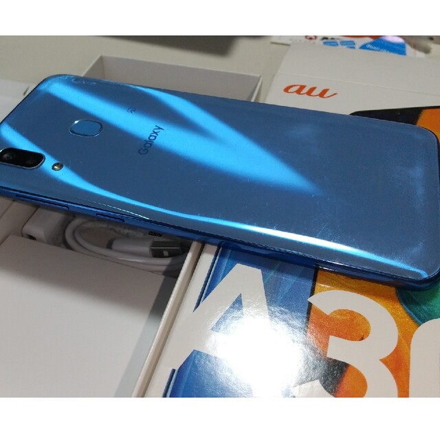 SAMSUNG Galaxy A30 SCV43 ブルー