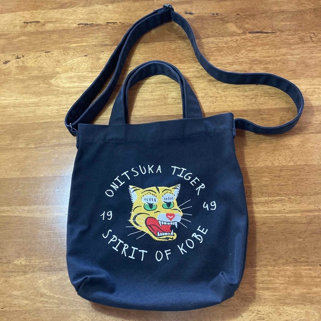 THE ONITSUKA TOTE BAG Blue オニツカタイガー-