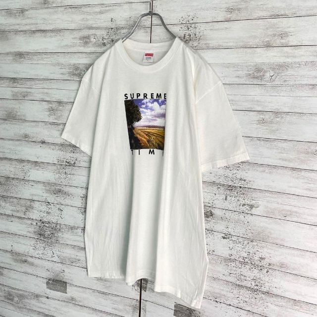 7258 【人気デザイン】シュプリーム☆ワンポイントロゴ定番カラーtシャツ