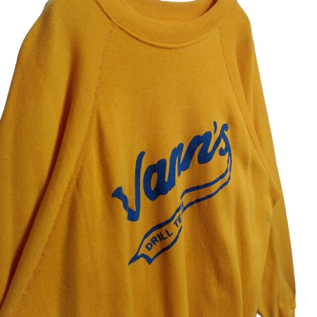 Hanes(ヘインズ)の90S ベーンズカレッジロゴスウェットトレーナー　オレンジ　ロゴ　メンズXL古着 メンズのトップス(スウェット)の商品写真