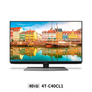 アクオス(AQUOS)のSHARP 4K液晶テレビ AQUOS C CL1 4T-C40CL1　美品(テレビ)