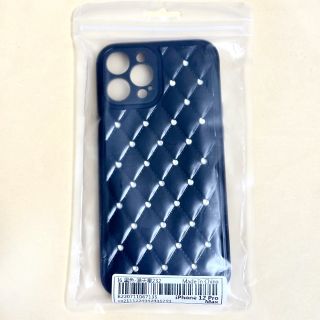 ザラ(ZARA)のSHEIN iPhone 12 Pro Max キルティングケース 黒 韓国(iPhoneケース)