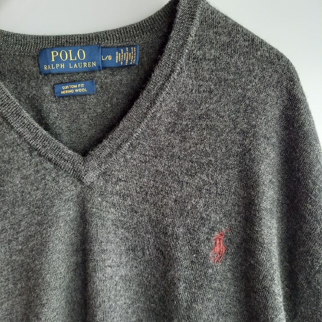 POLO RALPH LAUREN - POLO Ralph Lauren メリノウール Vネックセーター