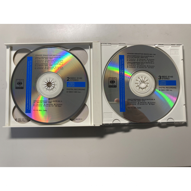 ヨーヨー・マ　バッハ無伴奏チェロ組曲（全6曲）他 エンタメ/ホビーのCD(クラシック)の商品写真