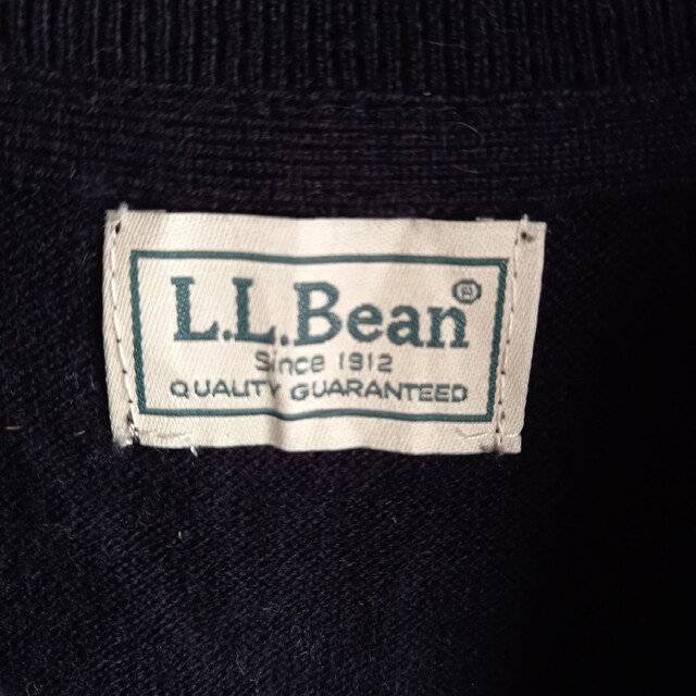 L.L.Bean(エルエルビーン)のエルエルビーン　ハーフジップ　コットン カシミアセーター　ボーダー メンズのトップス(ニット/セーター)の商品写真