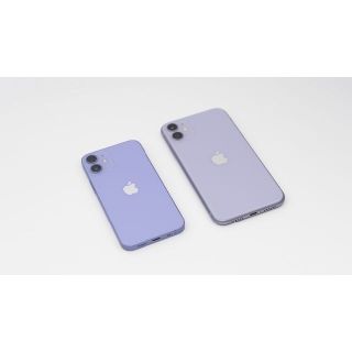 アイフォーン(iPhone)のiPhone 12 64GB パープル SIMフリー（箱無し）(スマートフォン本体)