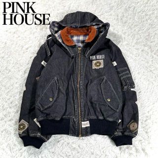 PINK HOUSE ピンクハウス　ネームワッペン　デニムブルゾン