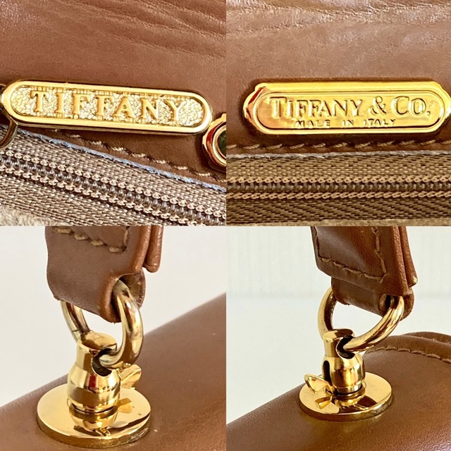 Tiffany & Co.(ティファニー)のTIFFANY ティファニー 2way ハンド ショルダー ゴールド ブラウン☆ レディースのバッグ(ショルダーバッグ)の商品写真