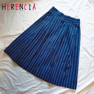 ヘレンチア(HERENCIA)のHERENCIA スカート ボーダー(ひざ丈スカート)