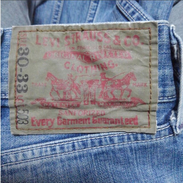 Levi's - levi's strauss&co. ジーパン lot503 size30-33の通販 by ...