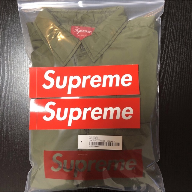 Supreme - supreme Nylon Filled Shirtの通販 by tak's shop