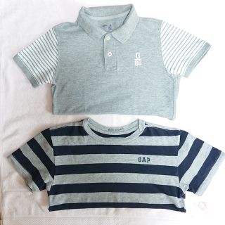 ギャップ(GAP)の【GAP】キッズ 半袖 ポロシャツ  Tシャツ カットソー ２枚組 (130)(Tシャツ/カットソー)