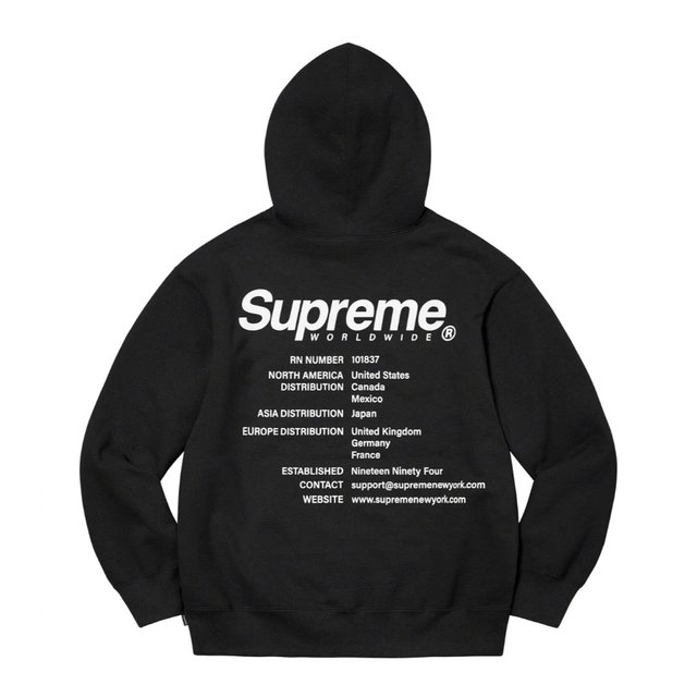 Supreme Worldwide Hooded Sweatshirt