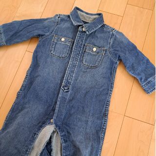 ベビーギャップ(babyGAP)のデニムつなぎ(カバーオール)