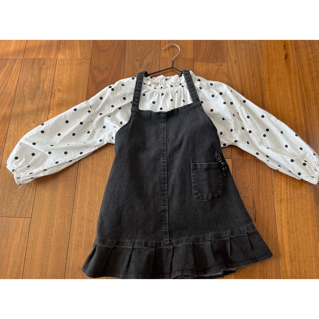 ZARA KIDS(ザラキッズ)のブラウス　ワンピのセット キッズ/ベビー/マタニティのキッズ服女の子用(90cm~)(ワンピース)の商品写真