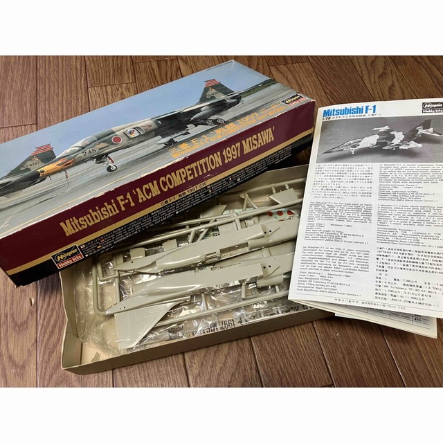 三菱(ミツビシ)のプラモデル　1/72 三菱 F-1 戦競 1997 三沢 エンタメ/ホビーのおもちゃ/ぬいぐるみ(模型/プラモデル)の商品写真