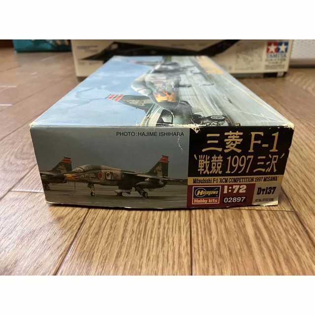 三菱(ミツビシ)のプラモデル　1/72 三菱 F-1 戦競 1997 三沢 エンタメ/ホビーのおもちゃ/ぬいぐるみ(模型/プラモデル)の商品写真