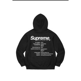 シュプリーム(Supreme)のsupreme Worldwide Hooded Sweatshirt M(パーカー)