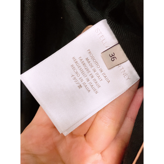 Stella McCartney(ステラマッカートニー)のステラマッカートニー　ペプラム　ジャケット　ブラック　黒 レディースのジャケット/アウター(テーラードジャケット)の商品写真