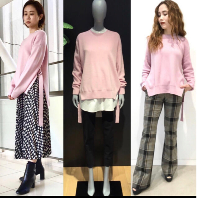 美品★Theory★KARENIA BELTED KNIT★プルオーバーニットなし伸縮性