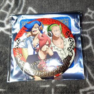 ワンピース(ONE PIECE)のジェルマ 66 バースデー ジュエリー 缶バッジ ３月 イチジ ニジ ヨンジ(バッジ/ピンバッジ)