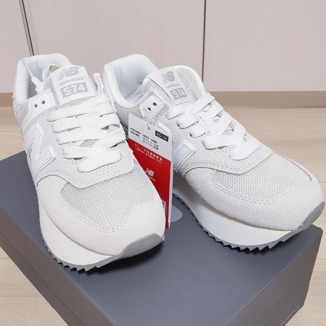 New Balance - 新品 23.5cm new balance WL574ZSC 厚底 レディースの